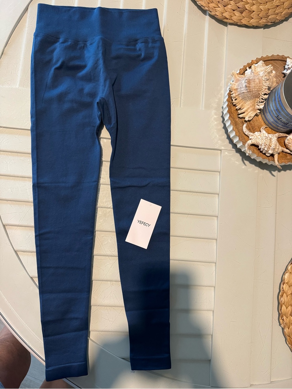 Women's Navy High-Waist Leggings